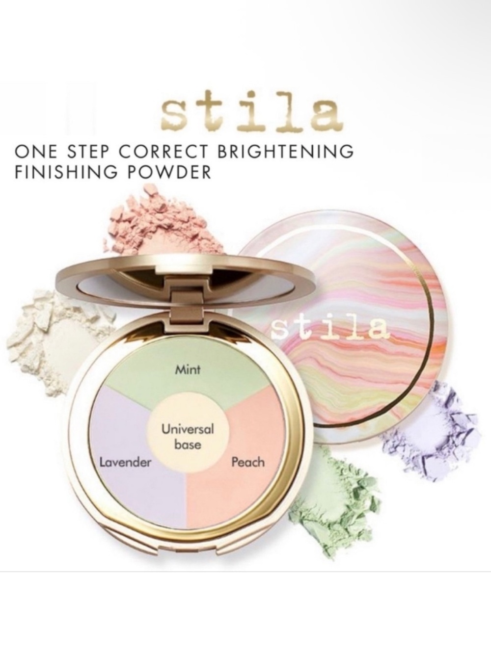 Stila One Step Correct Brightening Finishing Powder - New in Box